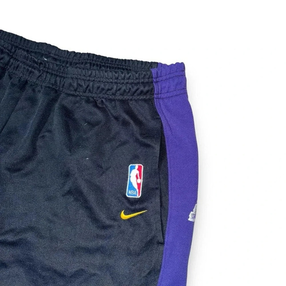 Rare! 90s VTG LA Lakers Nike Team On Court Sweatpants Relaxed Baggy Men Size L - Picture 4 of 10